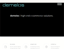 Tablet Screenshot of demelos.com